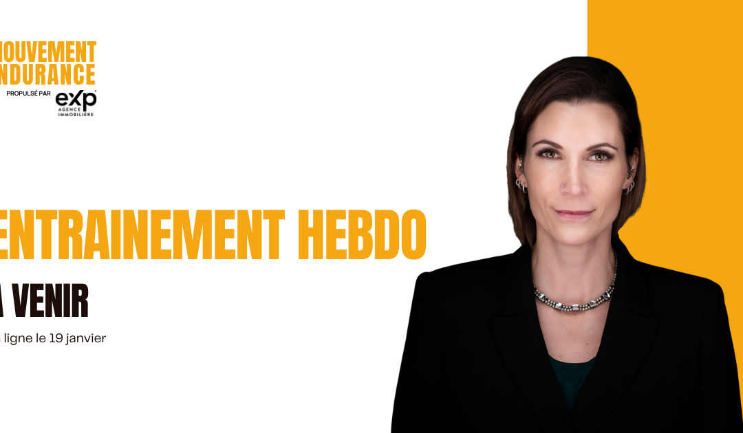 Entrainement Hebdo – 19 janvier